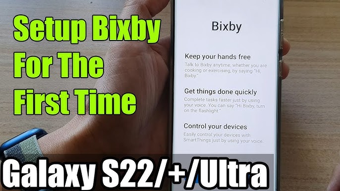 Using Bixby Voice Command