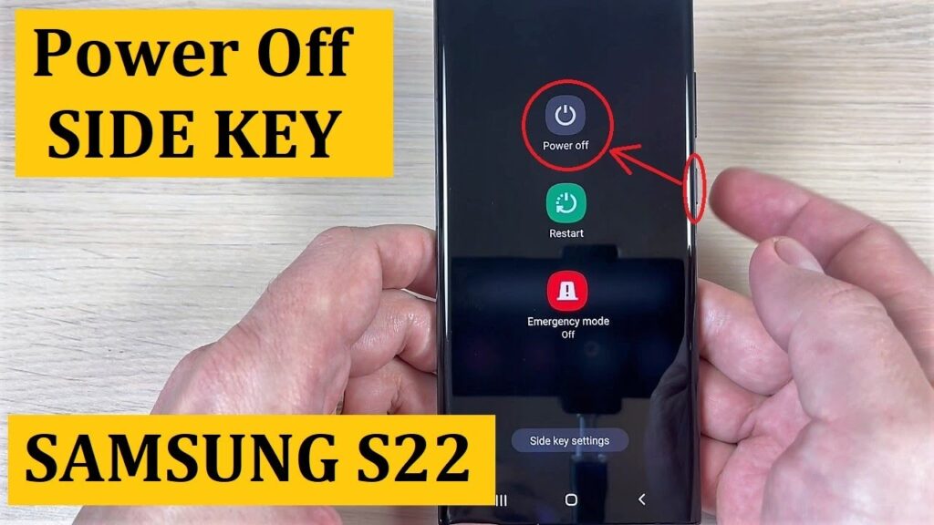 How to Power off Galaxy S22