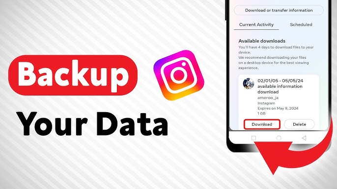 Create a Backup of Your Data on Instagram