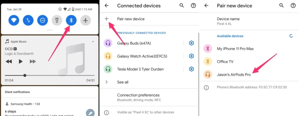 How to Connect AirPods to Android Devices or How to Add AirPods