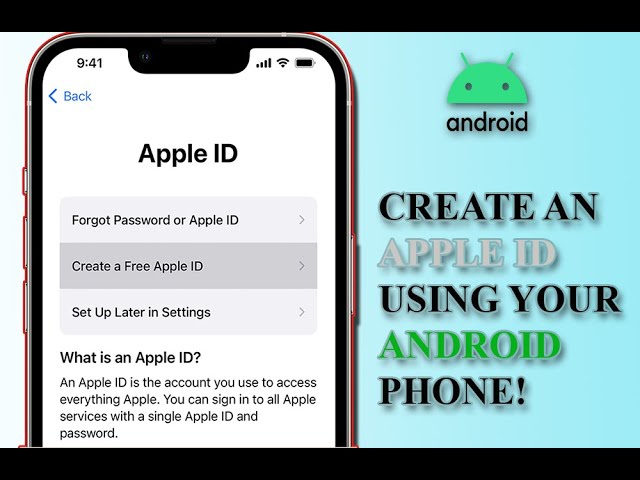 How to Create a new Apple ID on Android