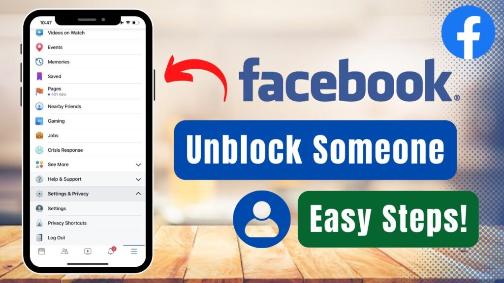 How to Unblock Someone on Facebook